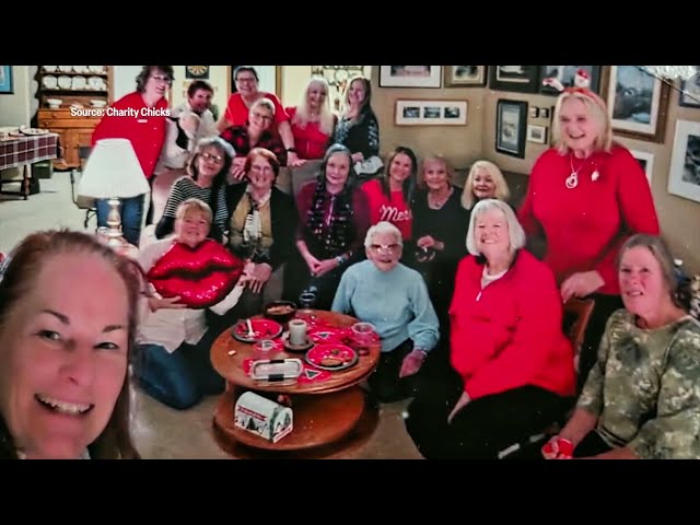 Charity Chicks members gathered together in Chewelah